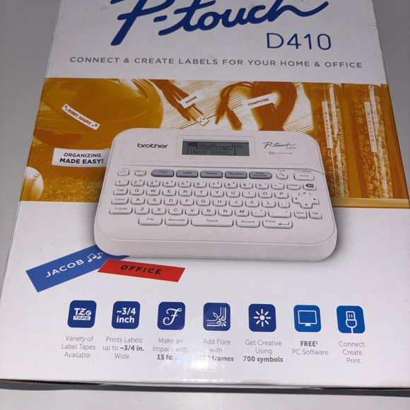 Brother Other - Brother P-Touch D410 Label Maker in White